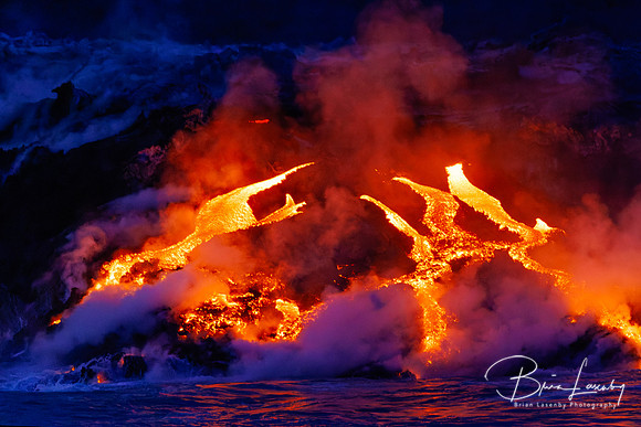 Volcanic Activity on Fernandina Island, Galápagos - April 2024