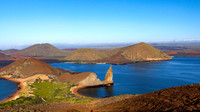Bartolome Island at sunrise, Galápagos