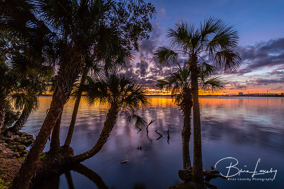 Sunset Over the Indian River - Merritt Island, Florida