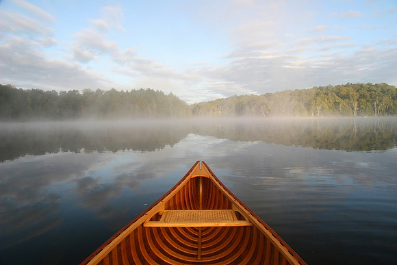 Canoeing on an Idyllic Morning