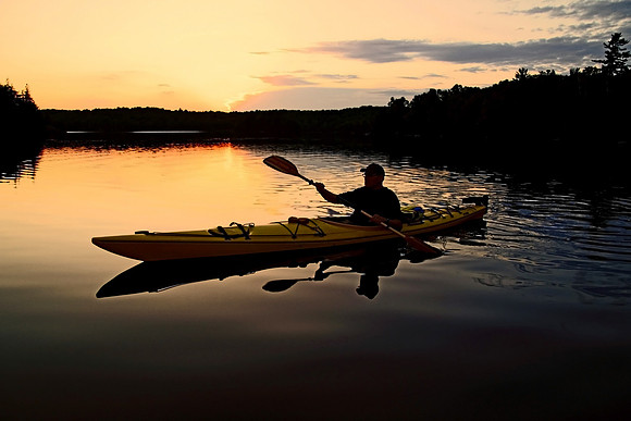 Kayaking at Twilight