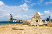 Salt Pier and Ruins on the Caribbean Sea - Bonaire